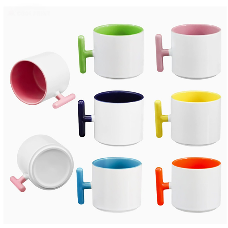 2PCS Creativity T-shaped handl - مراجعة Coffee Tea Logo وسعره