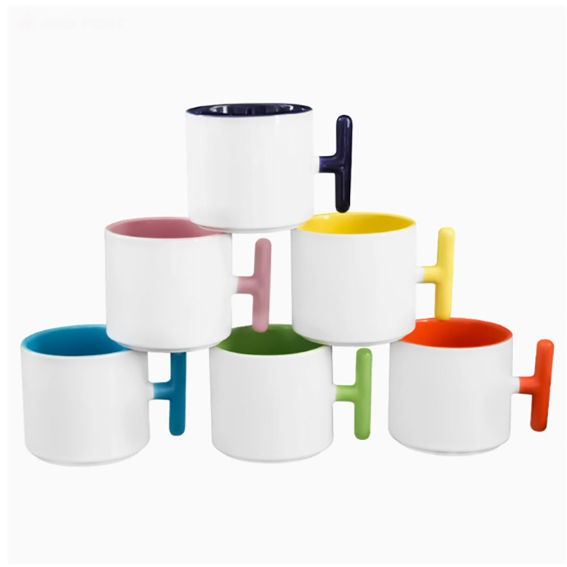 2PCS Creativity T-shaped handl - مراجعة Coffee Tea Logo وسعره