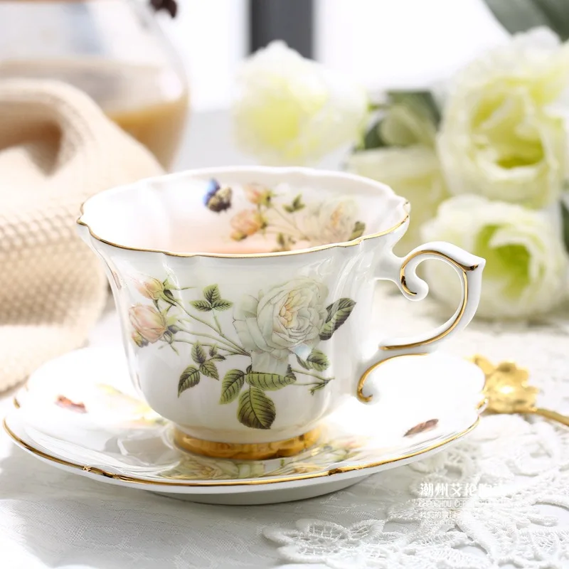 Bone China Coffee Set Camellia - مراجعة Coffee Tea Creamer وسعره