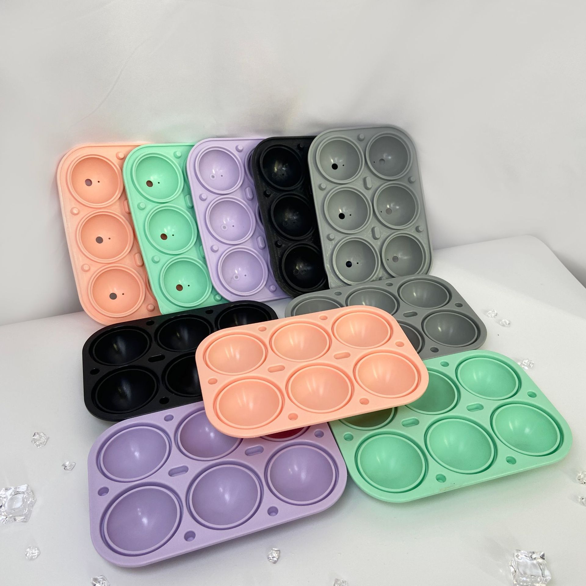 Ice Mould 6 Grid Silicone Ice  - مراجعة Coffee Jelly Tea وسعره