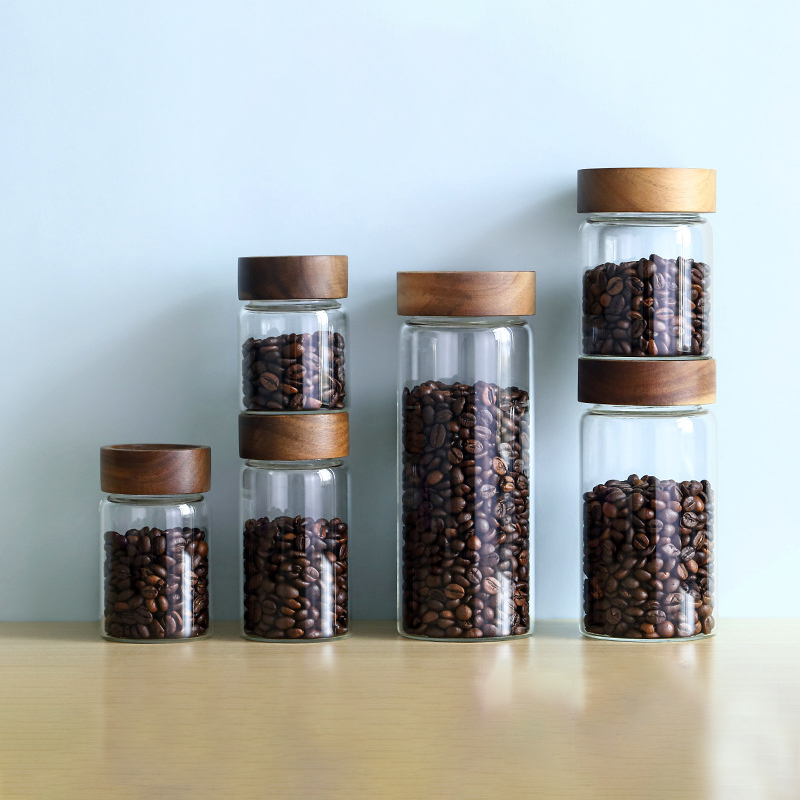 Glass Tube Coffee Beans Storag - مراجعة Coffee Tea Tumbler وسعره
