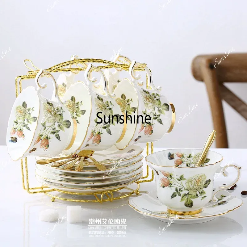Bone China Coffee Set Camellia - مراجعة Coffee Tea Creamer وسعره