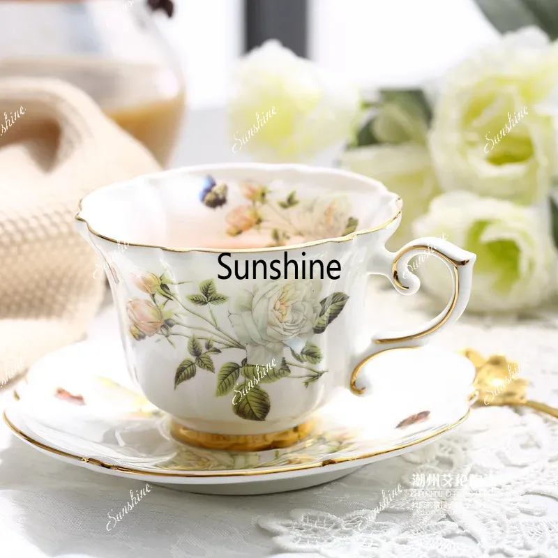 Bone China Coffee Set Camellia - مراجعة Coffee Tea Creamer وسعره