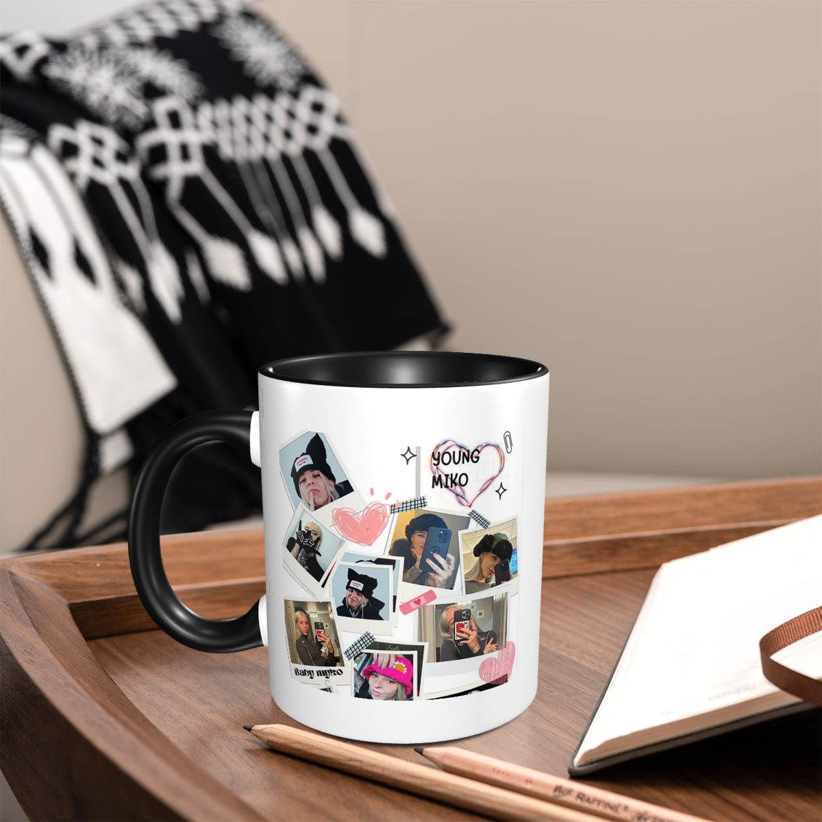 Collage Of Young Miko Mug Funn - مراجعة Young Tea Coffee وسعره