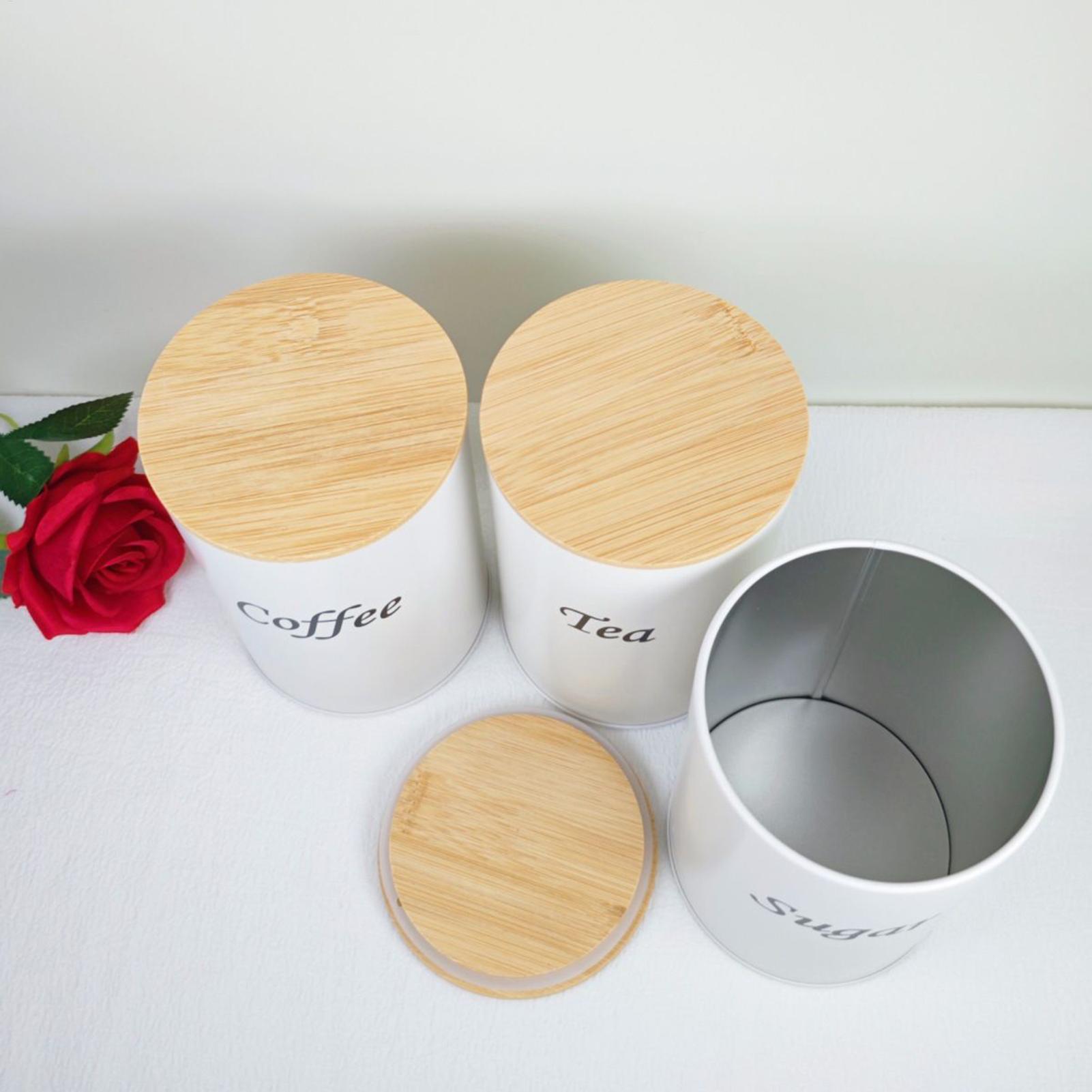 Tea Canister 3 Pieces 1200ml L - مراجعة Coffee Tea Creamer وسعره