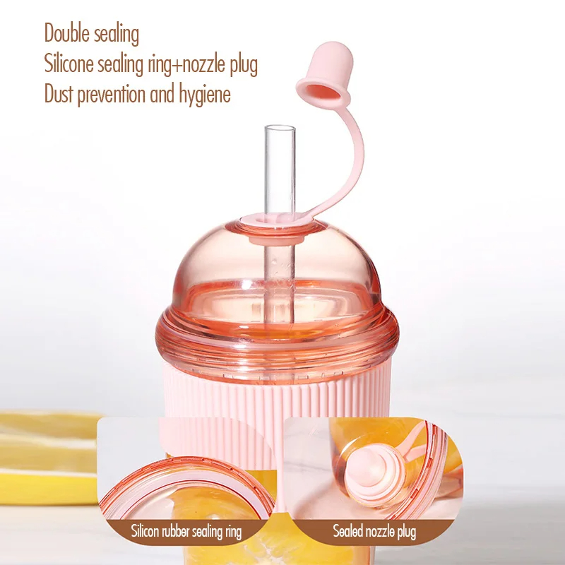 1pc 430ml Portable Flip Straw  - مراجعة Coffee Jelly Tea وسعره