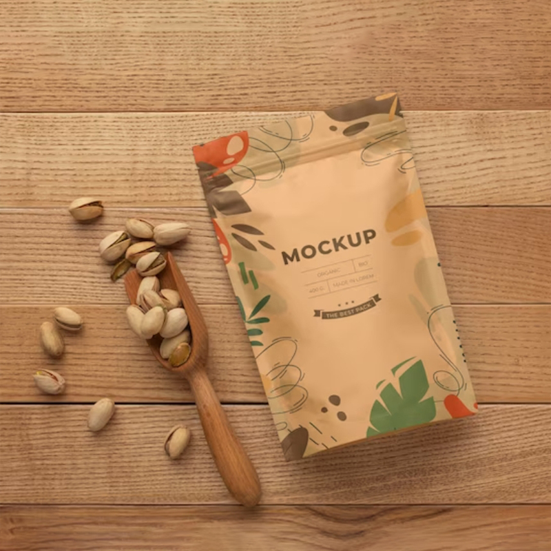Print Craft paper Zipper Bag R - مراجعة Coffee Tea Logo وسعره