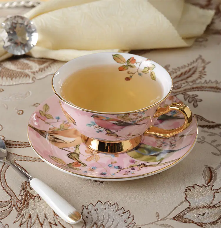 Bone china Coffee Cup Set Pink - مراجعة Coffee Tea Creamer وسعره