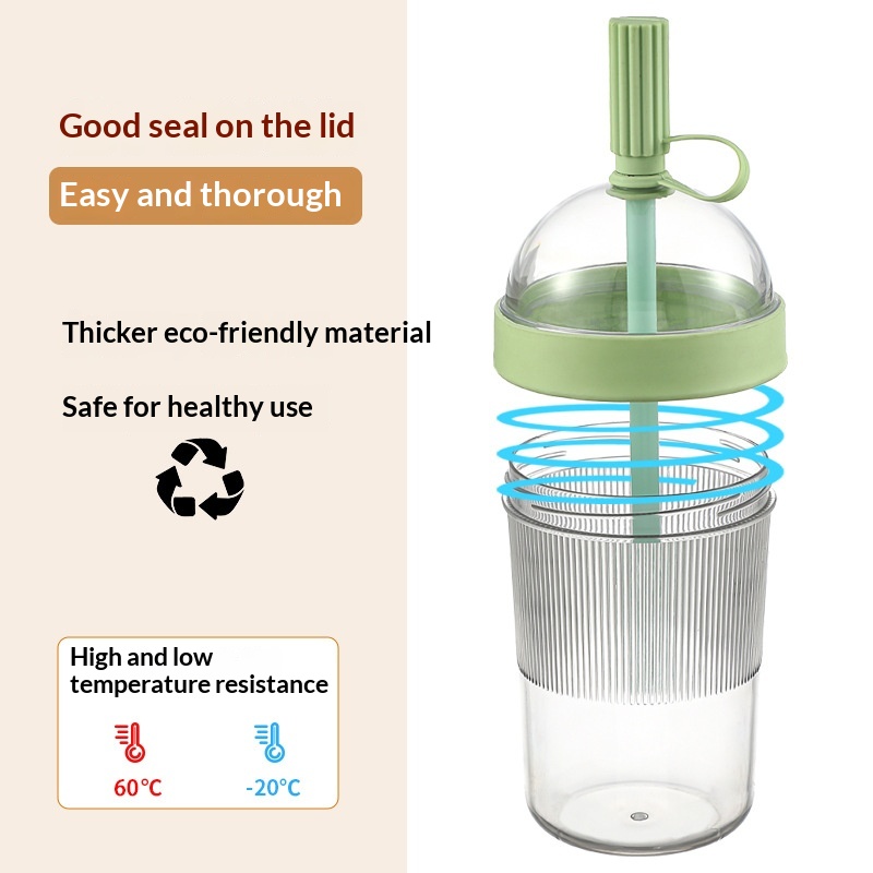 Portable Large-capacity Straw  - مراجعة Coffee Jelly Tea وسعره