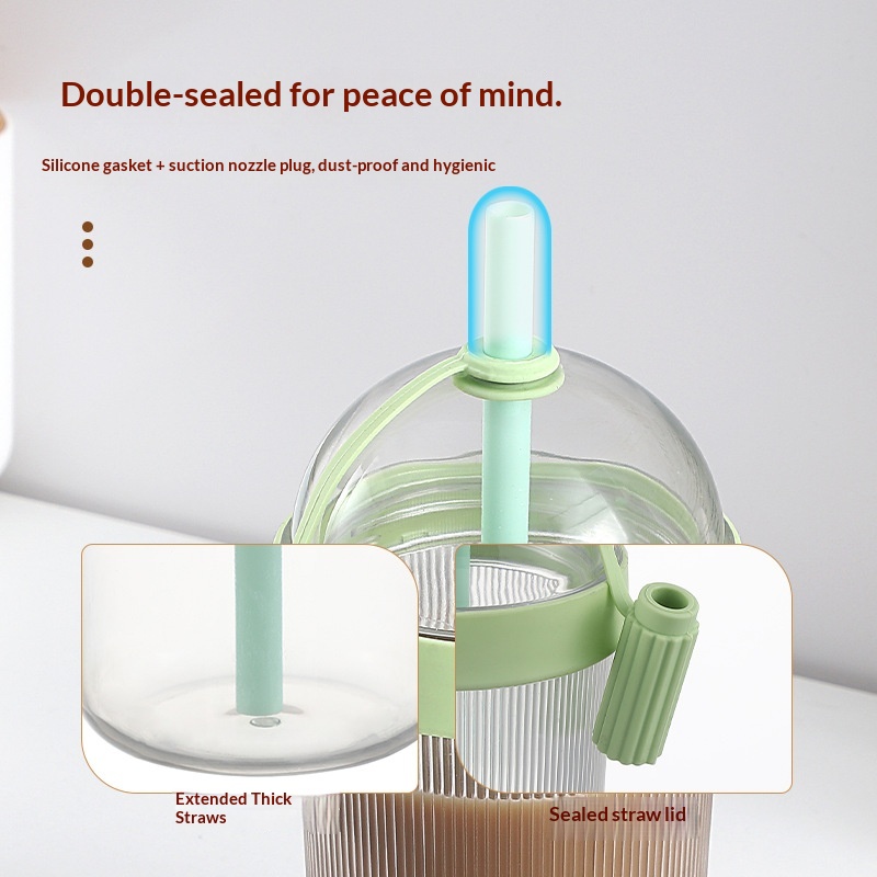 Portable Large-capacity Straw  - مراجعة Coffee Jelly Tea وسعره