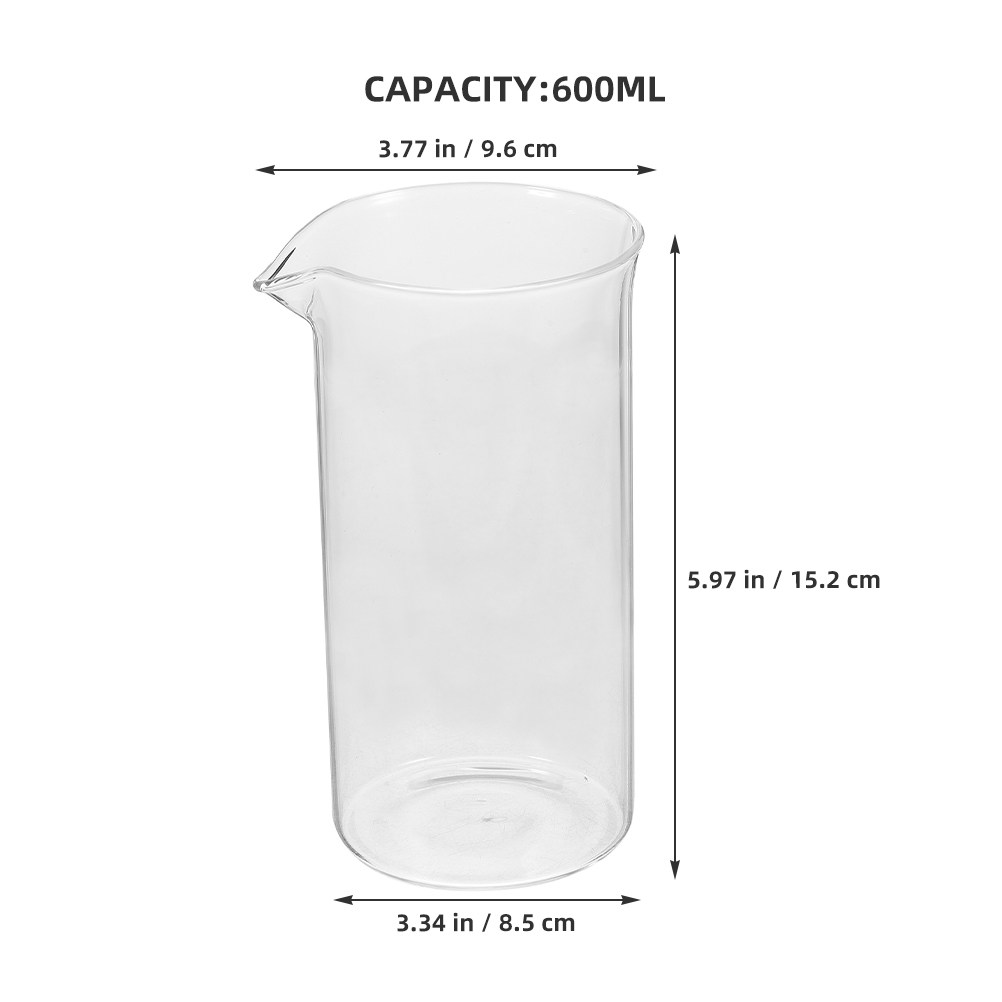 Glass Replacement Cup Heatproo - مراجعة Coffee Tea Replacement وسعره